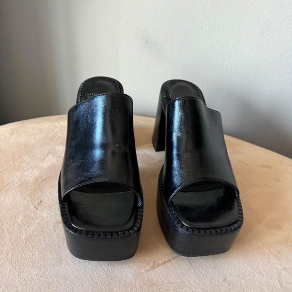 Jeffery Campbell Women's Concert Platform High Block Heel Slide Sandals - Picture 4 of 4